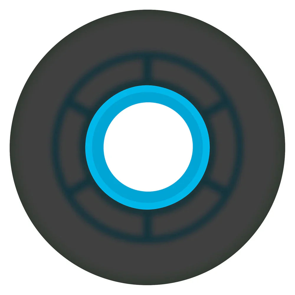 Ricta Clouds Transparent Black Blue 78a 57mm Skateboard Wheels