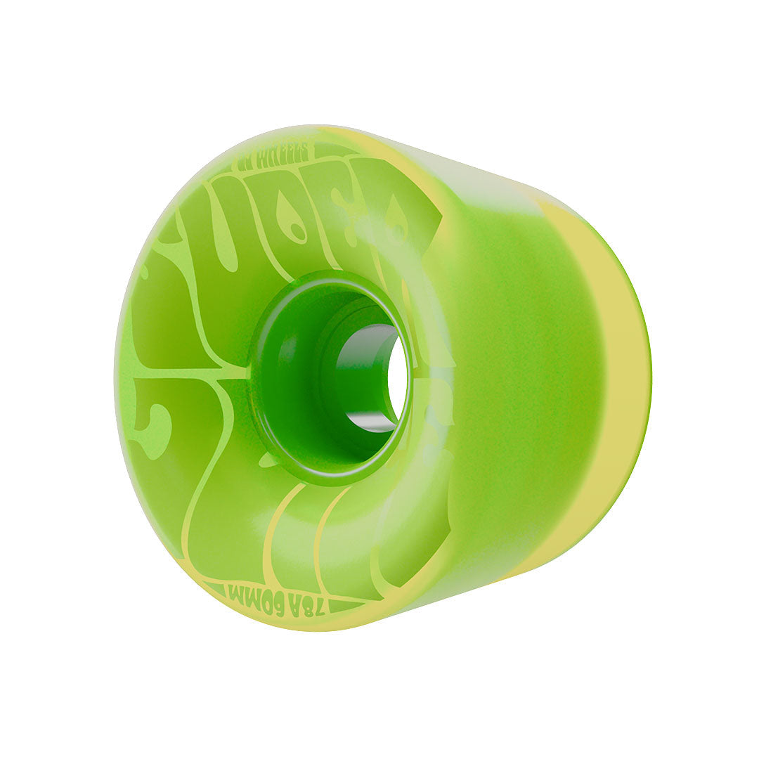 OJ Super Juice Transparent Bubble Gum Green 60mm 78A Skateboard Wheels