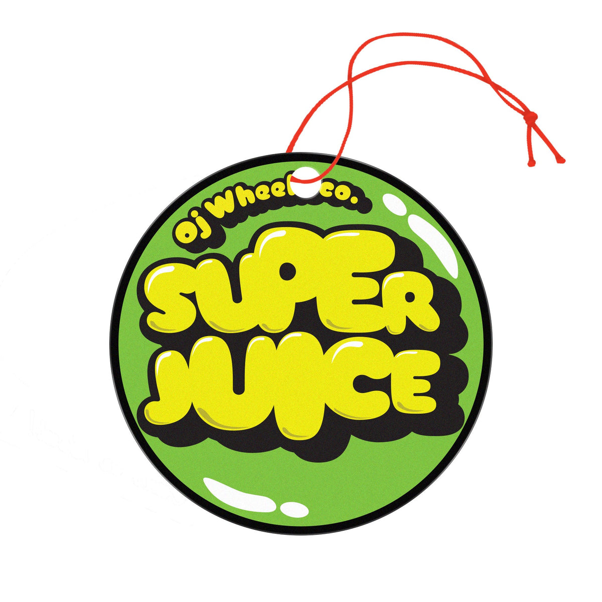 OJ Super Juice Transparent Bubble Gum Green 60mm 78A Skateboard Wheels