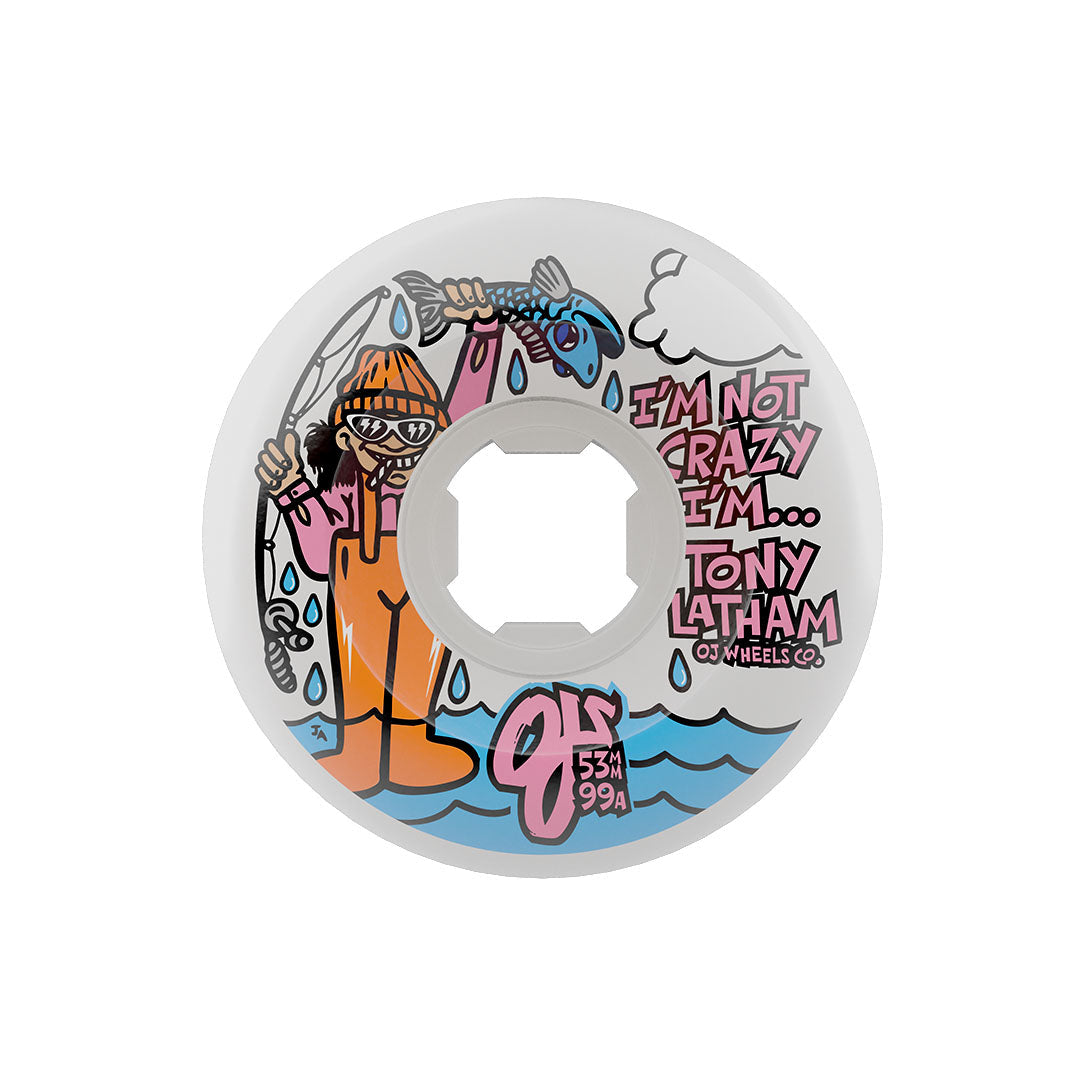 OJ Tony Latham Full Combo 53mm 99A Skateboard Wheels