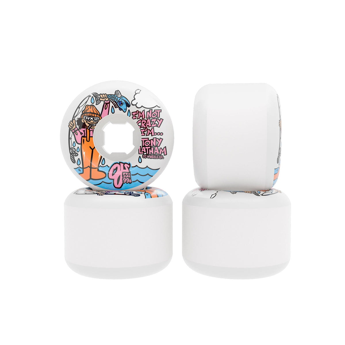 OJ Tony Latham Full Combo 53mm 99A Skateboard Wheels