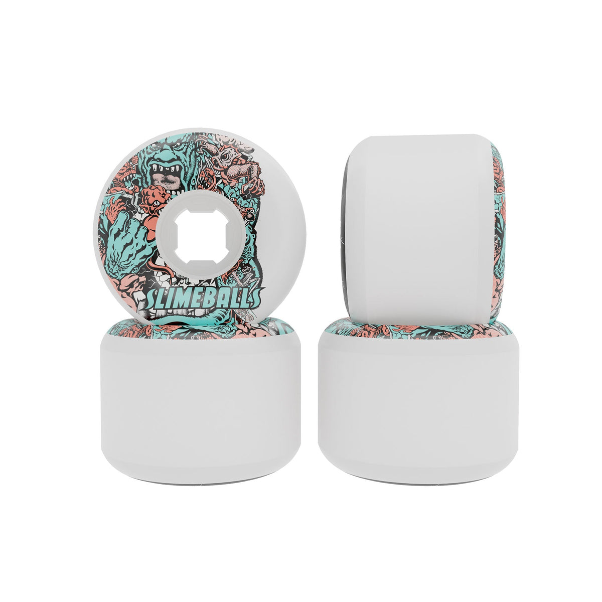 Slime Balls Rob Roskopp Five Full Combo 56mm 97A Skateboard Wheels