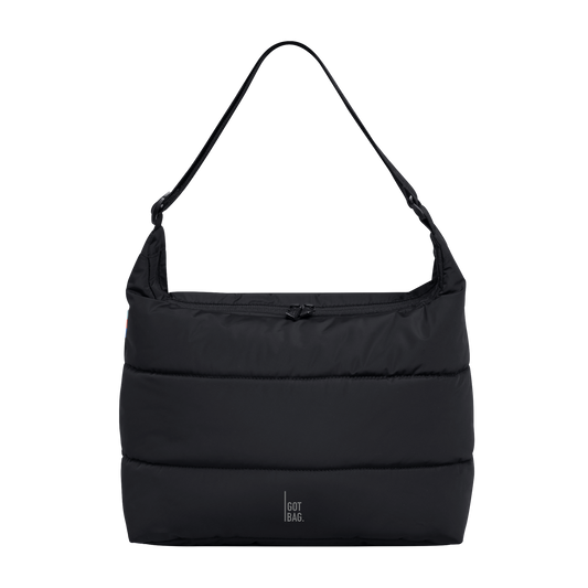 Got Bag Puffer Square Monochrome Black Large Bag