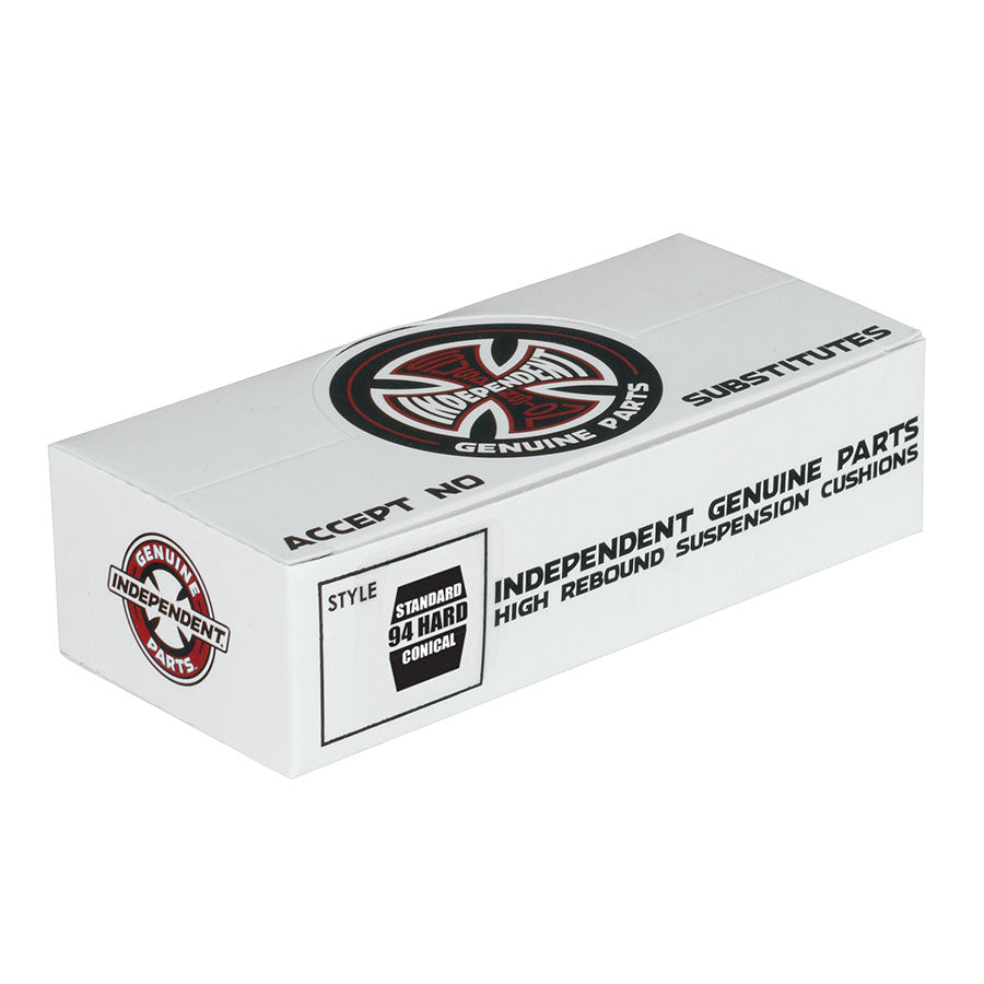 Independent Genuine Parts Standard Conical Cushions Hard 94a Black Skateboard Truck Bushings - Bow Shock Marketplace