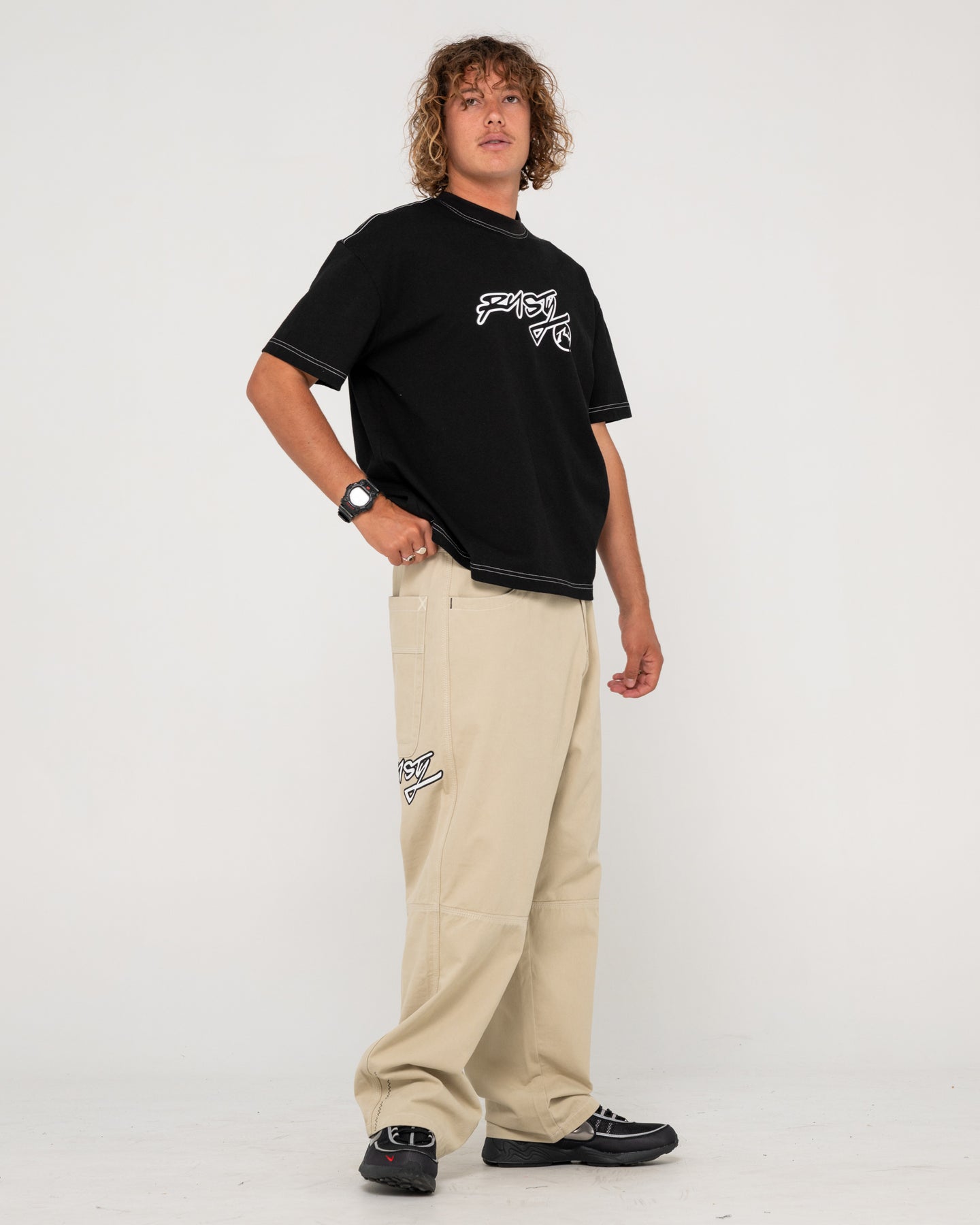 Rusty Step-Stone Baggy Abbey Stone Pants
