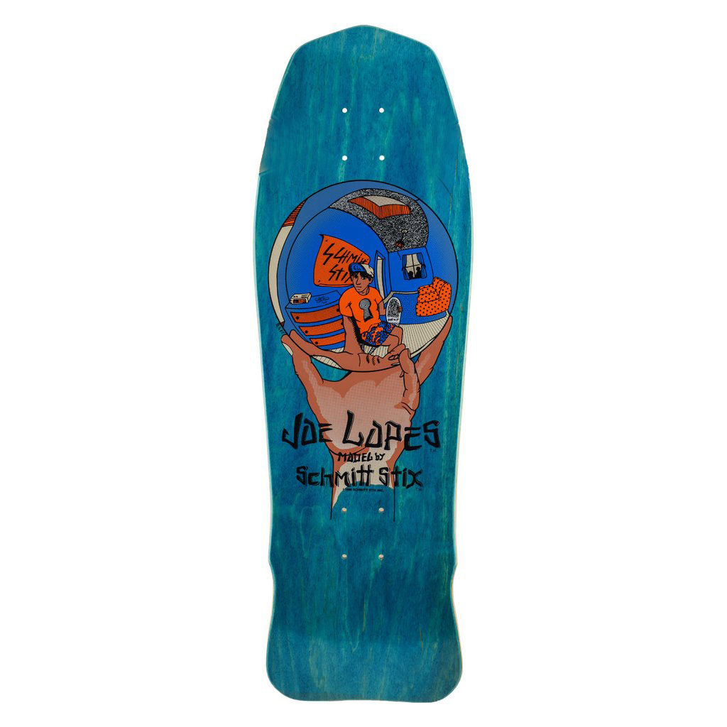 Schmitt Stix Joe Lopes Crystal Ball 10" Modern Concave Skateboard Deck - Bow Shock Marketplace