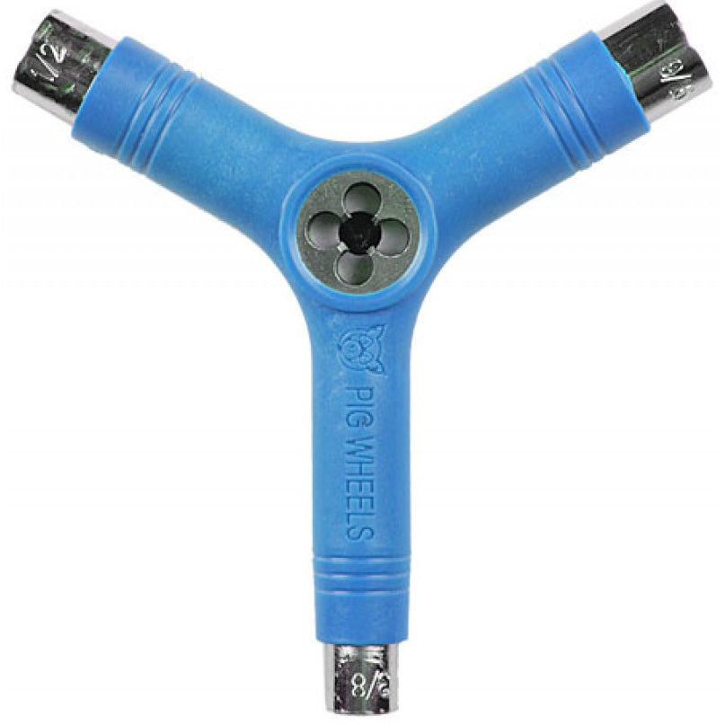 Pig Tri-Socket Skate Tool - Neon Blue - Bow Shock Marketplace