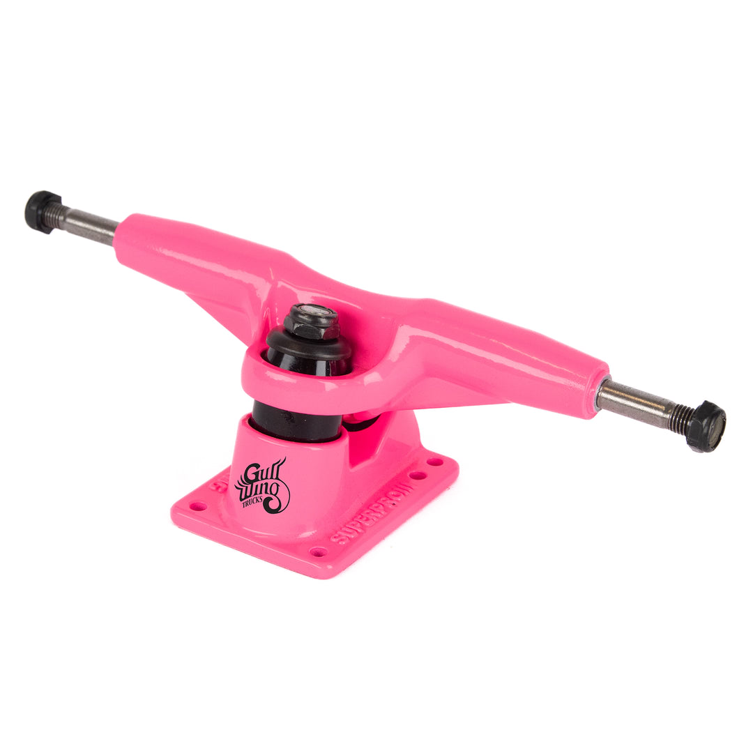 Gullwing Pro III Neon Pink 9" Skateboard Trucks (Set of 2)