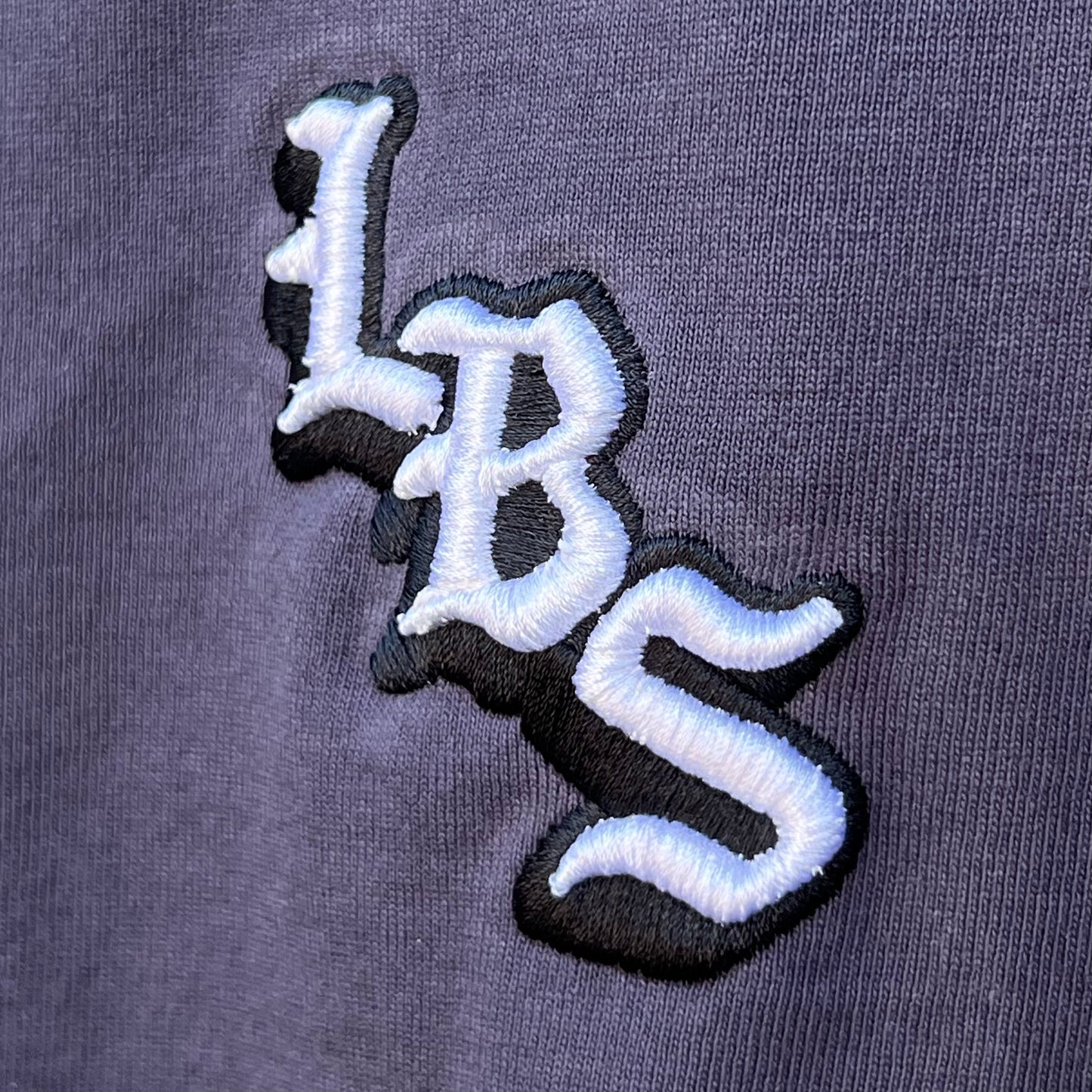 Long Beach Skate Co LBS Long Side Navy Oversized S/s Shirt