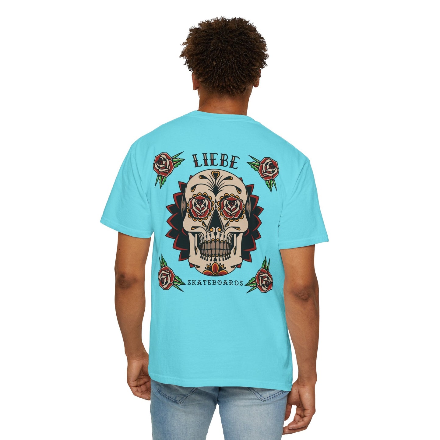 Liebe Calavera Rosa T-Shirt