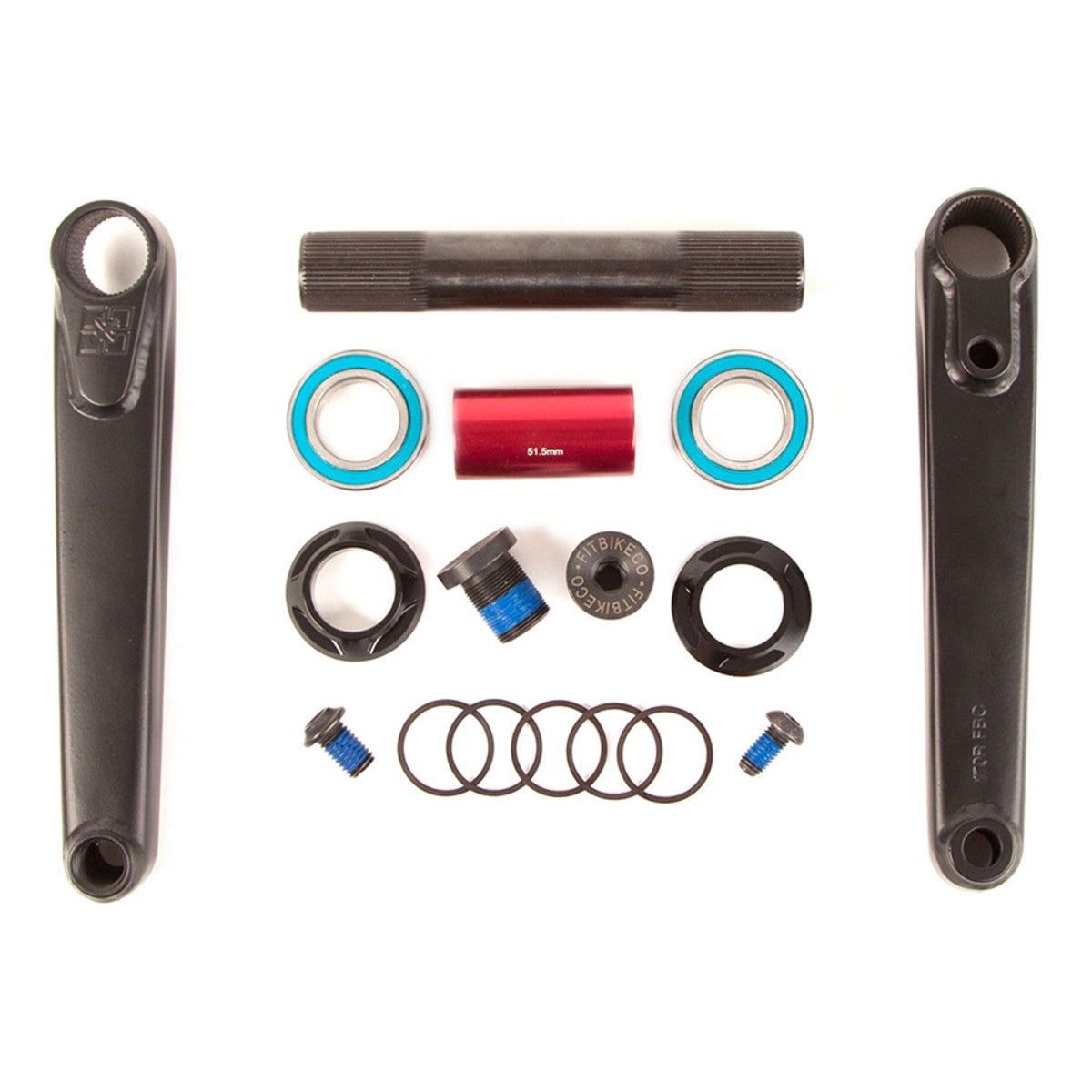 Fit Bike Blunt 24mm Cranks 175mm - Black - Bow Shock Marketplace
