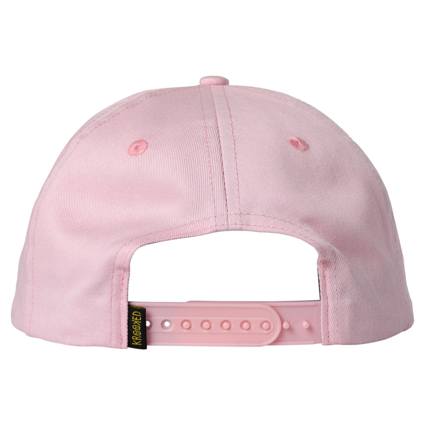 Krooked Eyes Pink Snapback Hat