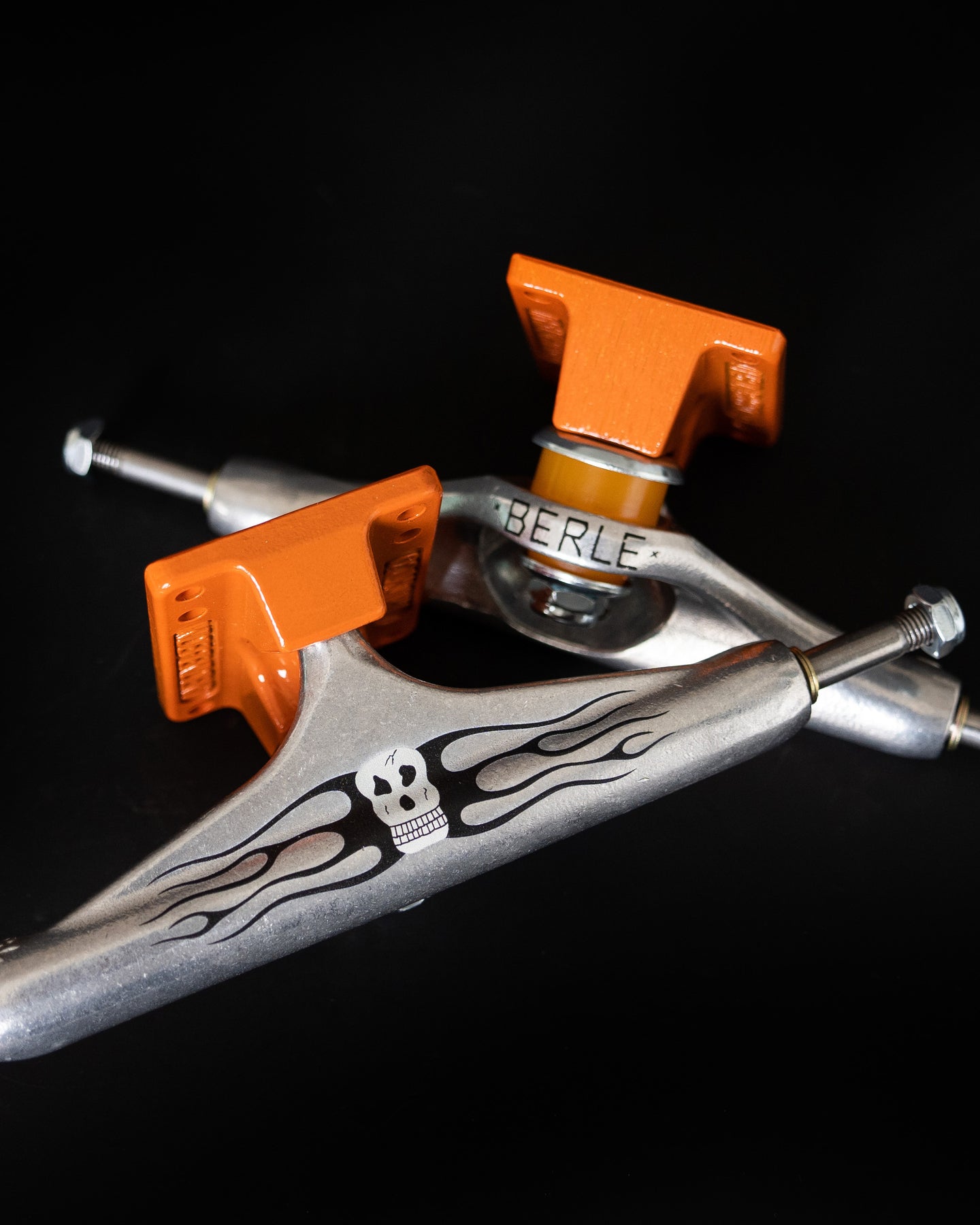 Independent Stage 11 Elijah Berle Skull Silver Orange Standard  Skateboard Trucks - Bow Shock Marketplace