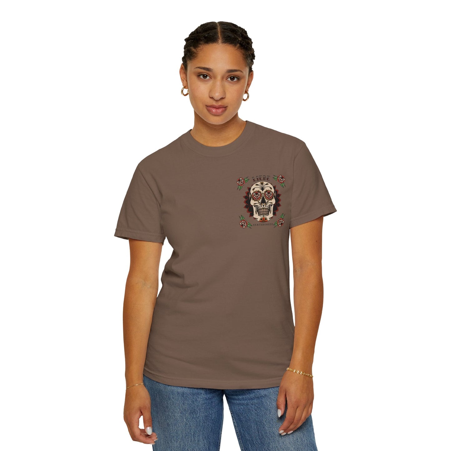 Liebe Calavera Rosa T-Shirt