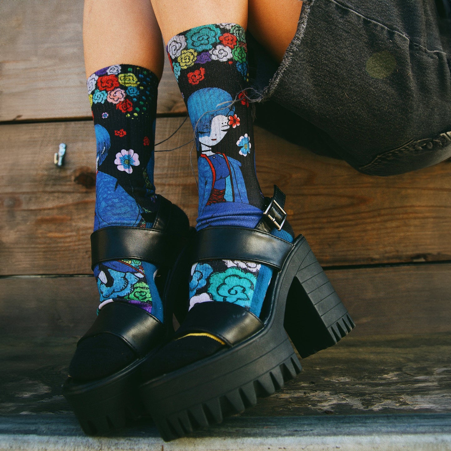 Josh Rodriguez Utsukushii Crew Sock