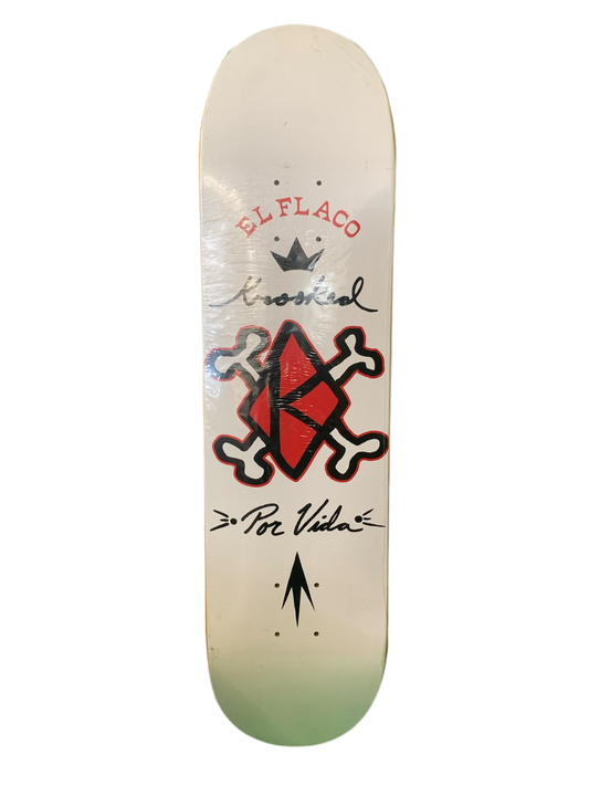 Krooked El Flaco Por Vida 7.75" Classic Skateboard Deck