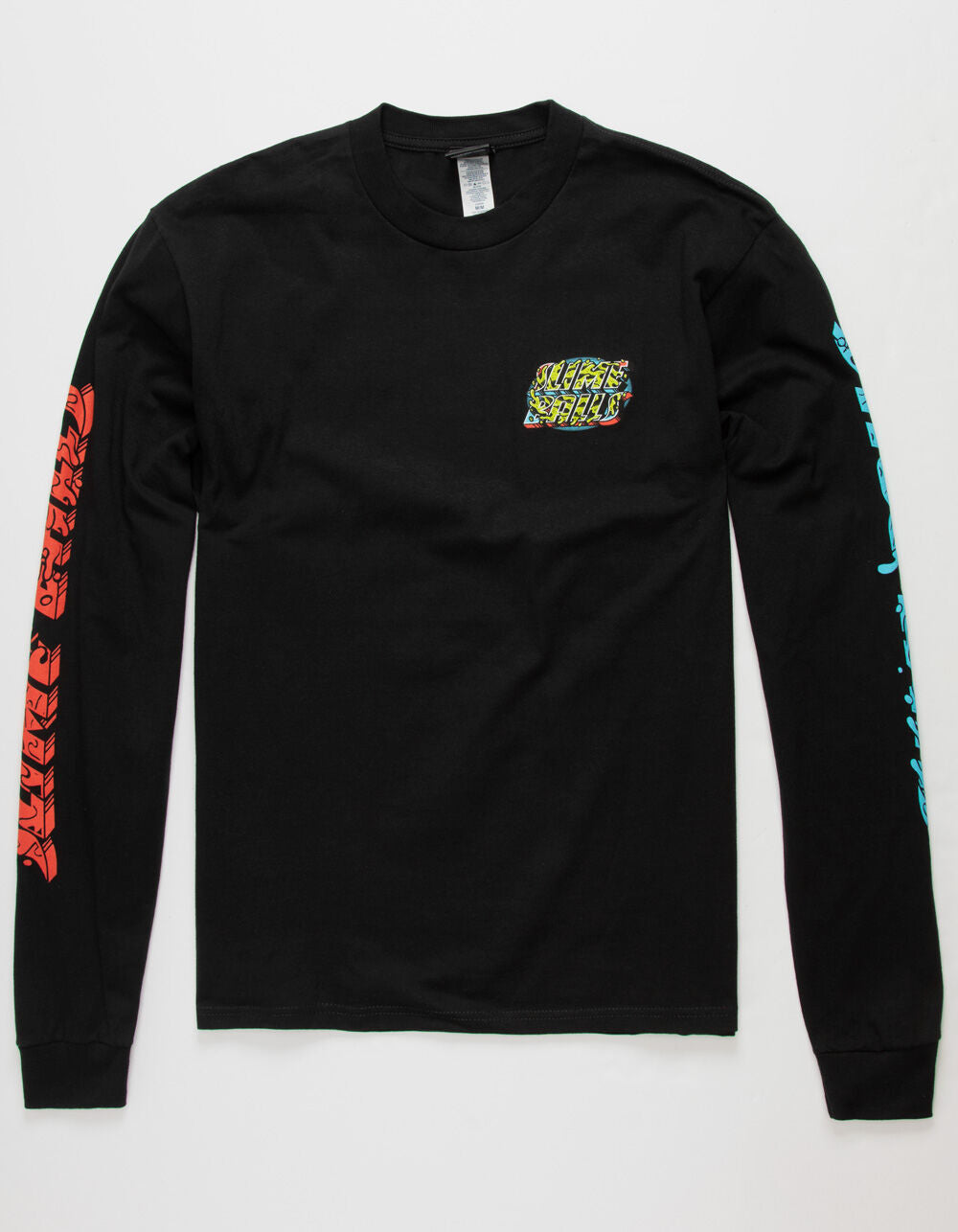 Slime Balls Greetings from SB Long Sleeve Mens T-Shirt - Black