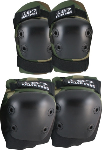 187 Combo Pack Knee/Elbow Pad Set - Camo - Bow Shock Marketplace