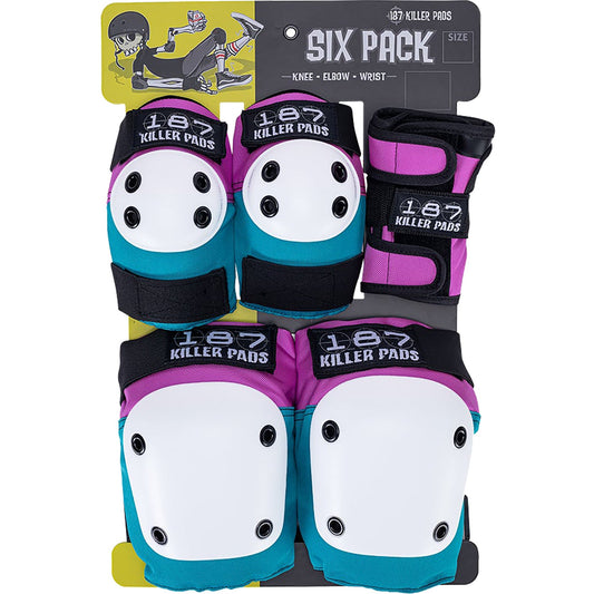 187 6-Pack Pad Set Combo - Pink/Teal - Bow Shock Marketplace