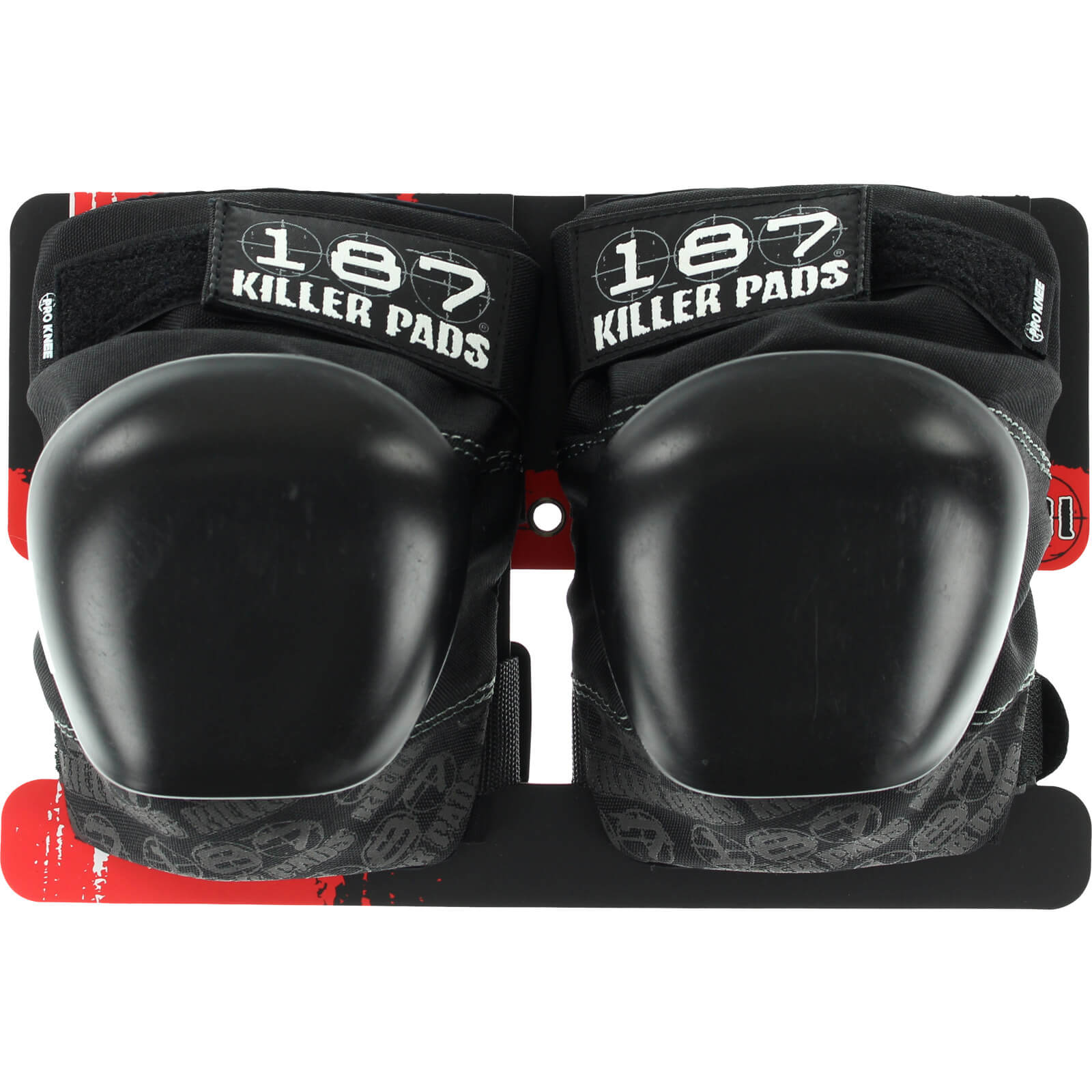 187 Killer Pads Junior Pro Knee Pads - Black/Black - Bow Shock Marketplace