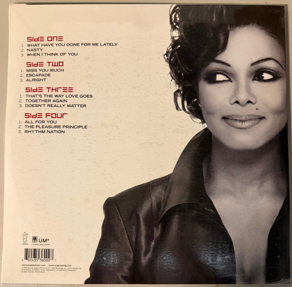 Jackson, Janet - Number Ones [Red Vinyl] Vinyl LP Record