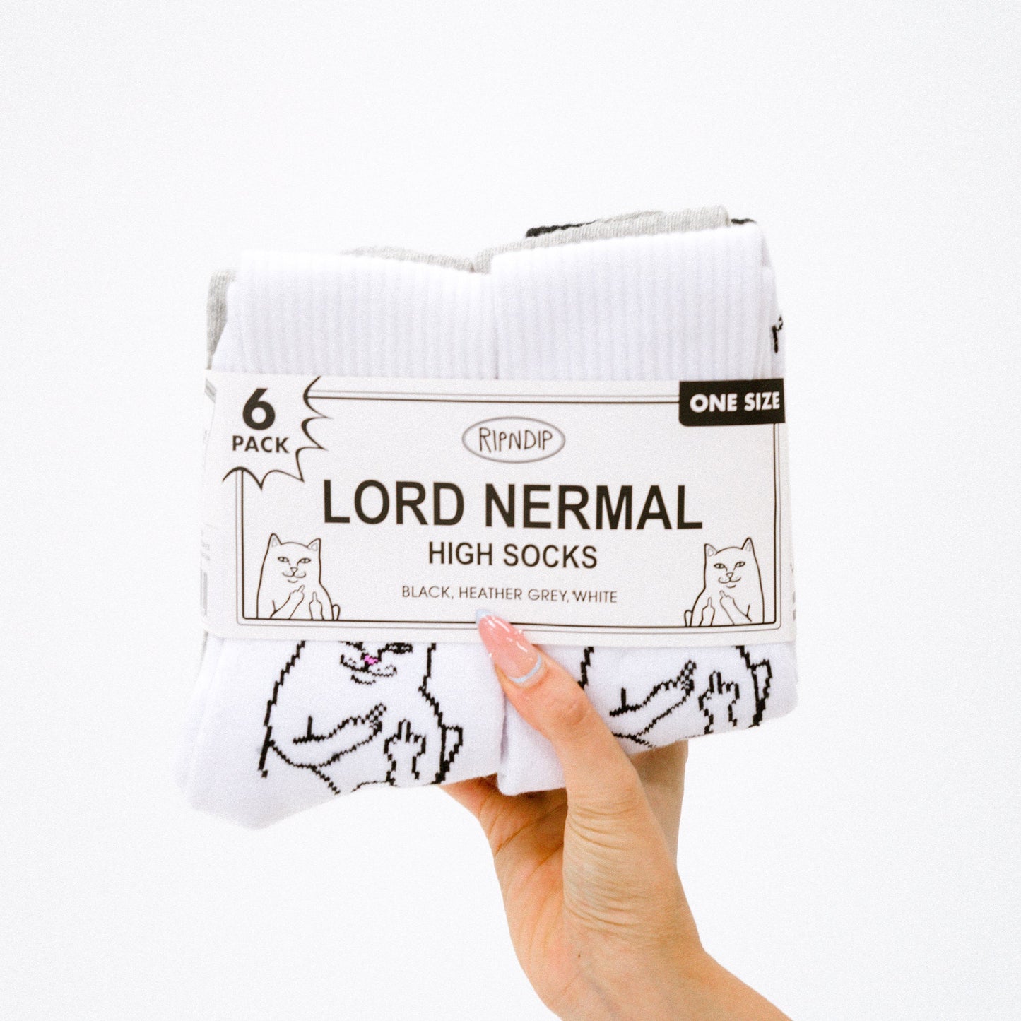 Lord Nermal Socks 6 Pack (Multi)