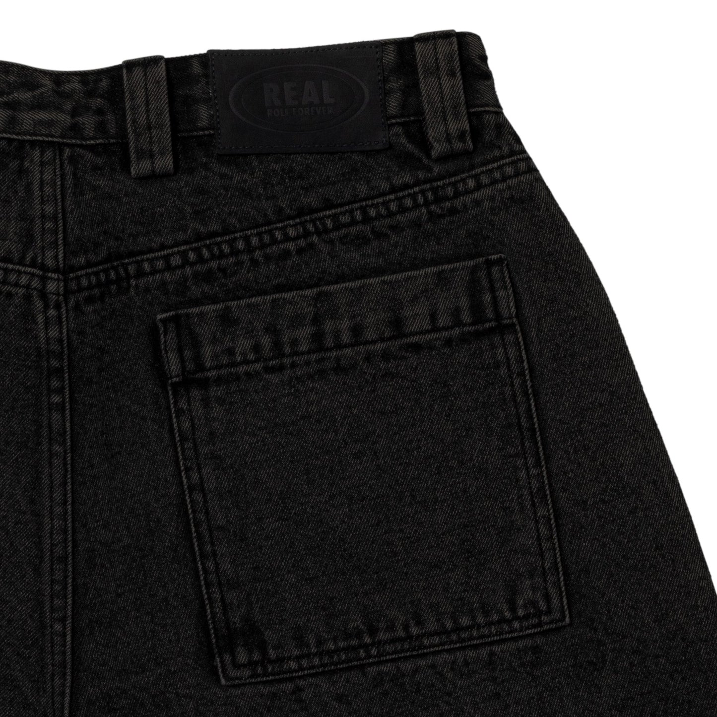 Real Street Cleaner Black Stone / Acid Wash Shorts