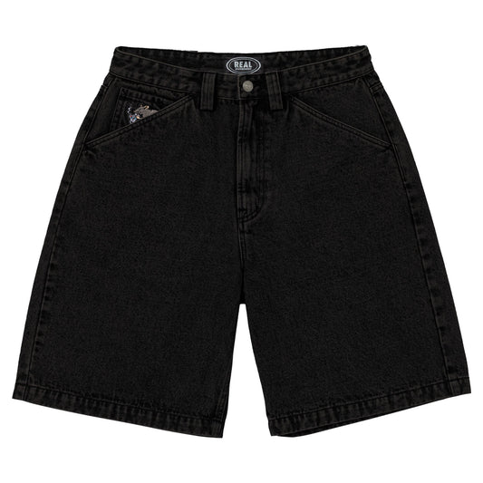 Real Street Cleaner Black Stone / Acid Wash Shorts