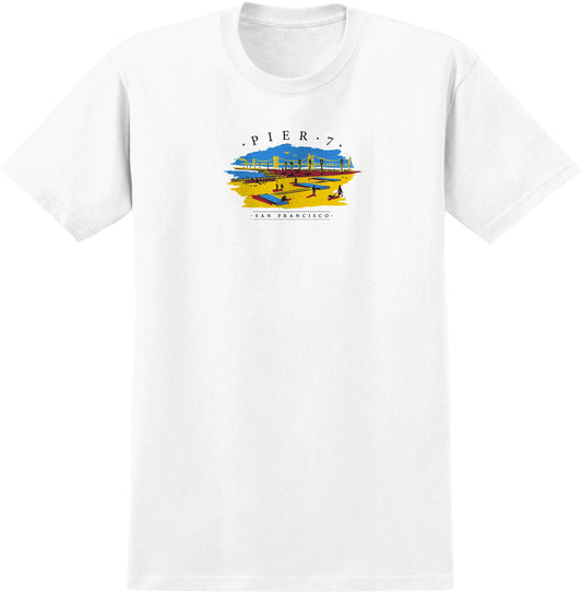 Real Pier 7 White S/s Shirt