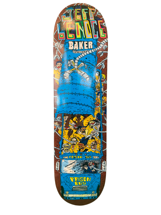 Baker Jeff Lenoce Prison Bus 8" Classic Skateboard Deck
