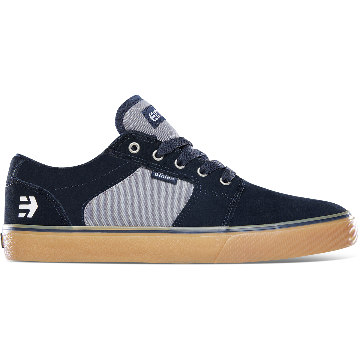 Etnies Barge LS Navy/Grey/Gum Skateboard Shoes