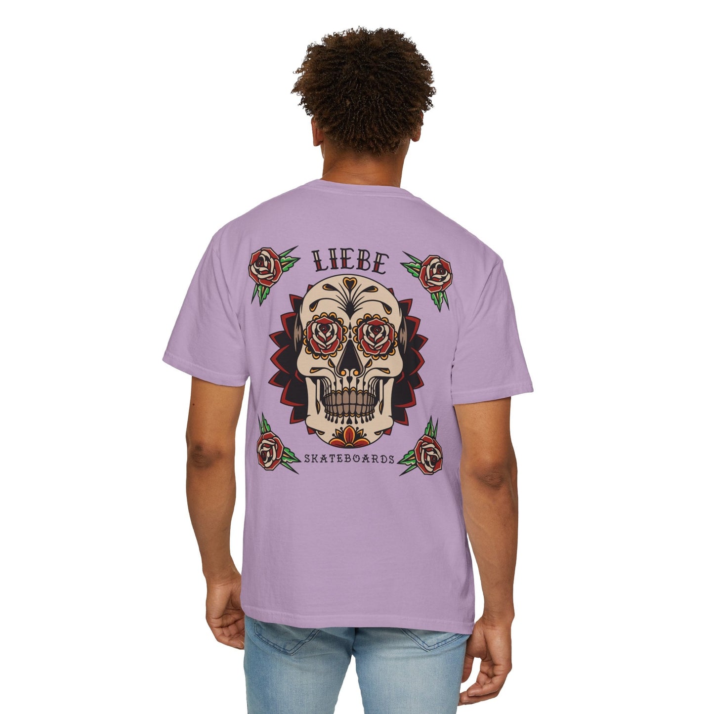 Liebe Calavera Rosa T-Shirt
