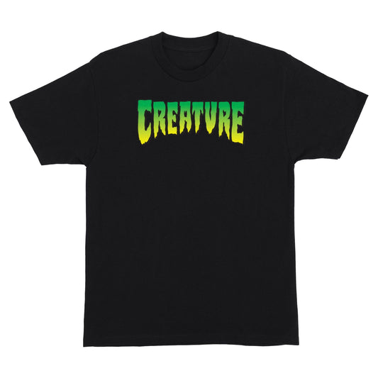Creature Logo Black  S/s Shirt