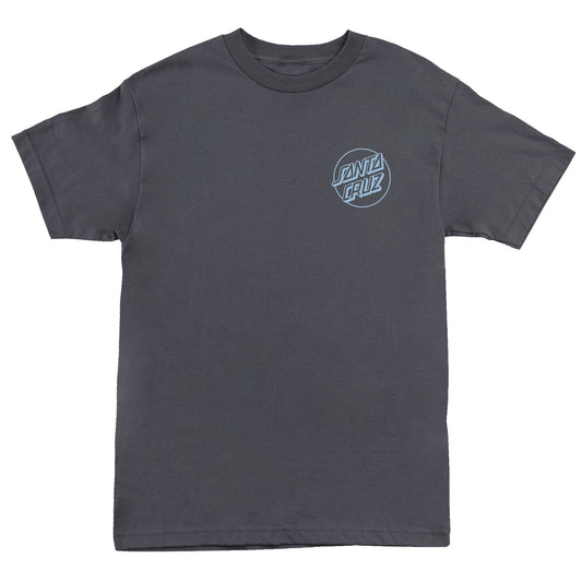 Santa Cruz Opus Dot Charcoal Sky Blue  S/s Shirt