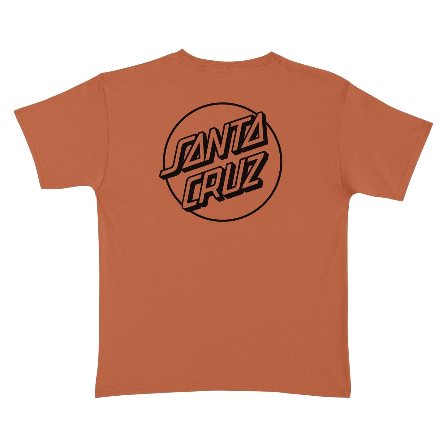 Santa Cruz Opus Dot Texas Orange Black Heavyweight S/s Shirt