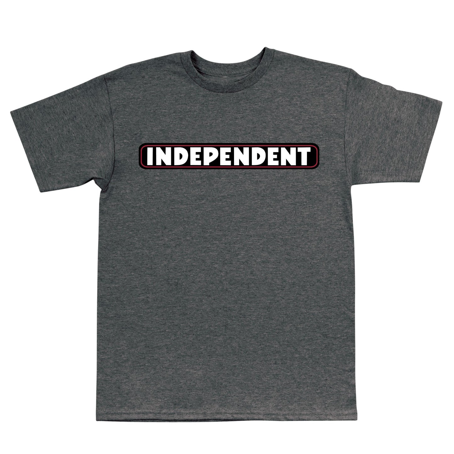 Independent Bar Logo Dark Heather Grey Heavyweight S/s Shirt