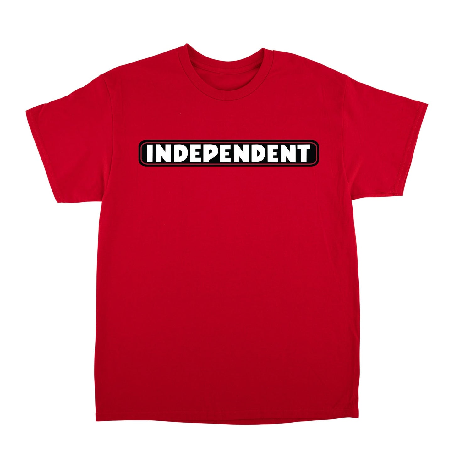 Independent Bar Logo Red Heavyweight S/s Shirt