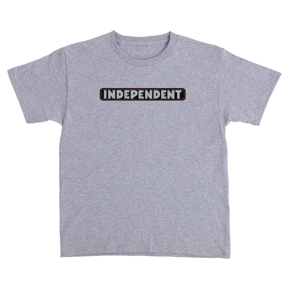 Independent Sport Grey Bar Logo Youth T-Shirt