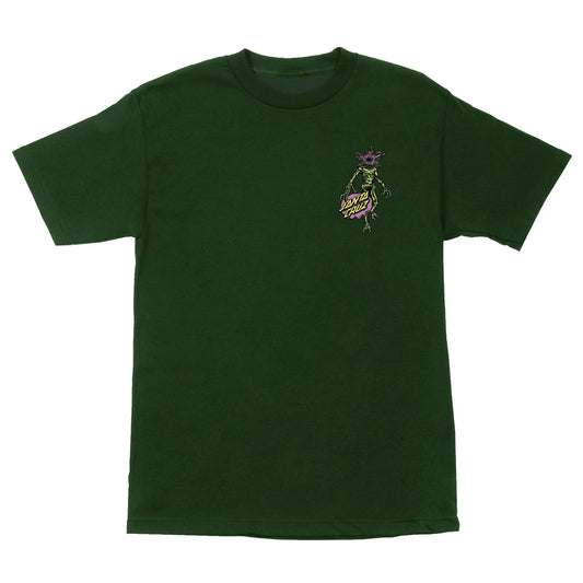 Santa Cruz x Stranger Things Demogorgon Dot T-Shirt - Forest