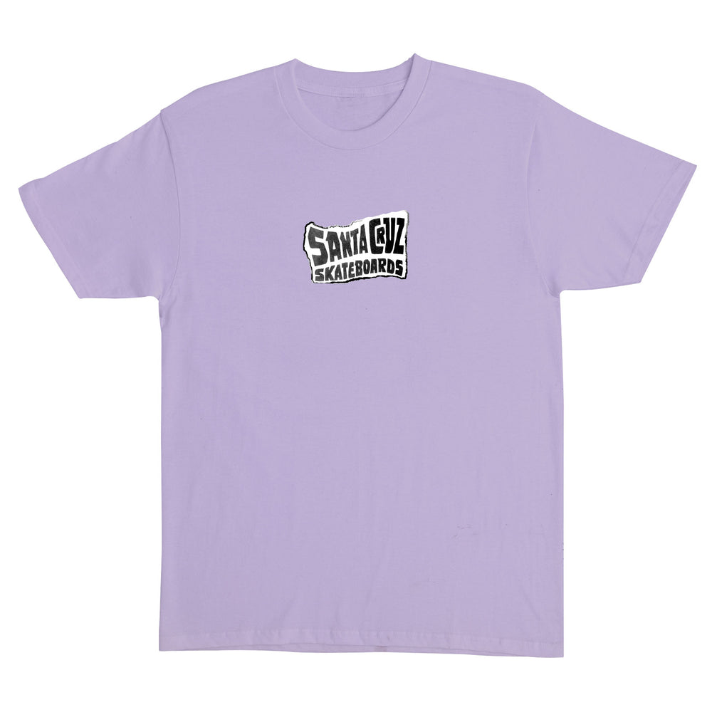 Santa Cruz Ad Collage Orchid Mens T-Shirt