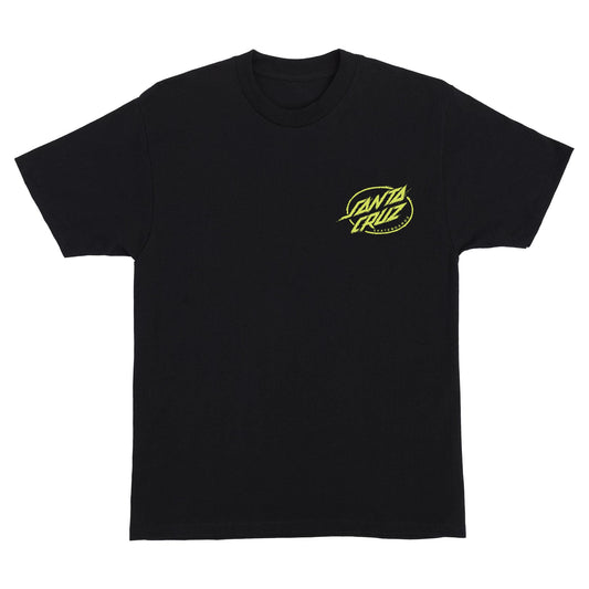 Santa Cruz Wooten Cyber Skull Black S/s Shirt