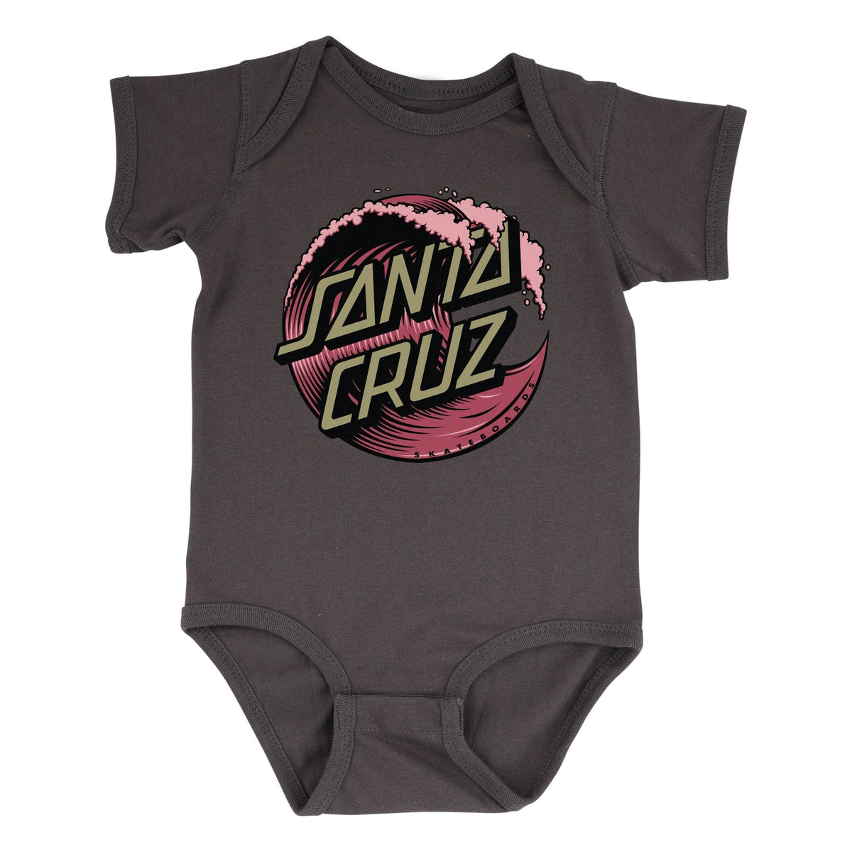 Santa Cruz Wave Dot Front S/S One Piece T-Shirt Infant Onsie