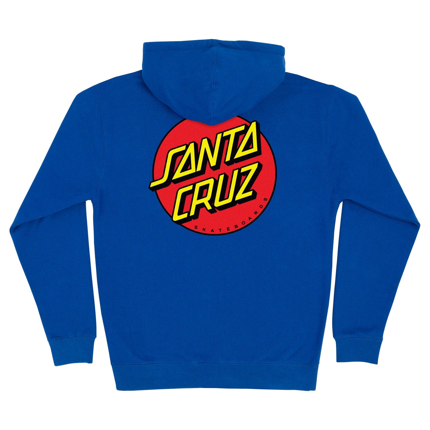 Santa Cruz Classic Dot Zip Up Heavyweight Hooded Sweatshirt - Bow Shock Marketplace