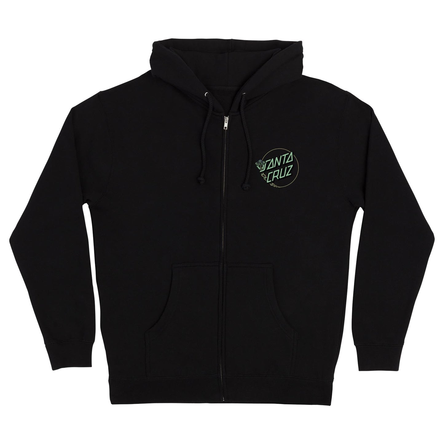 Santa Cruz Winkowski Dope Planet 2 Dot Zip-Up Hooded Sweatshirt