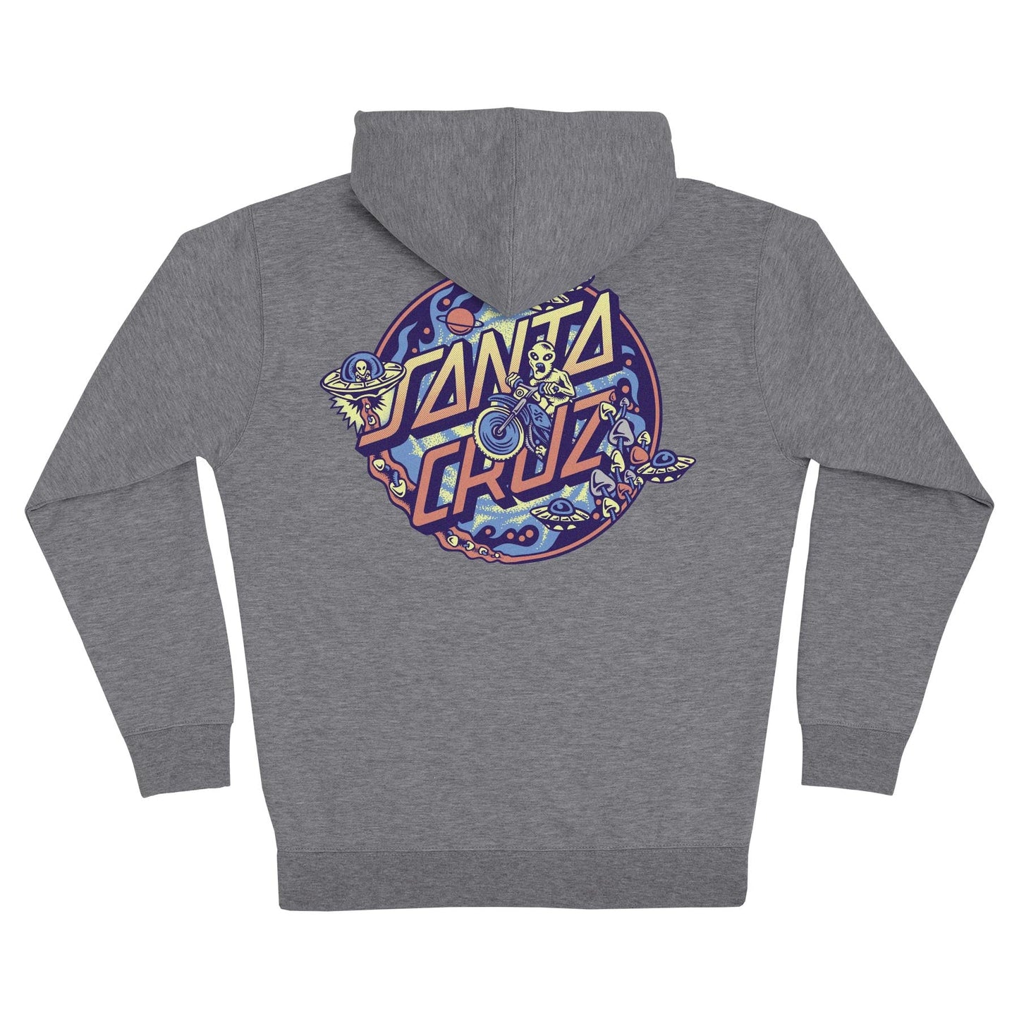 Santa Cruz Winkowski Dope Planet 2 Dot Zip-Up Hooded Sweatshirt