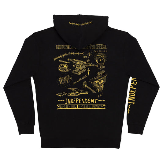 Independent Bratrud Notebook Zip-Up Hooded Sweatshirt - Bow Shock Marketplace