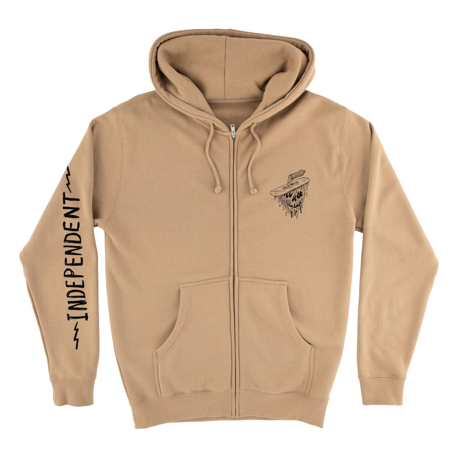 Independent Bratrud Notebook Zip-Up Hooded Sweatshirt - Bow Shock Marketplace