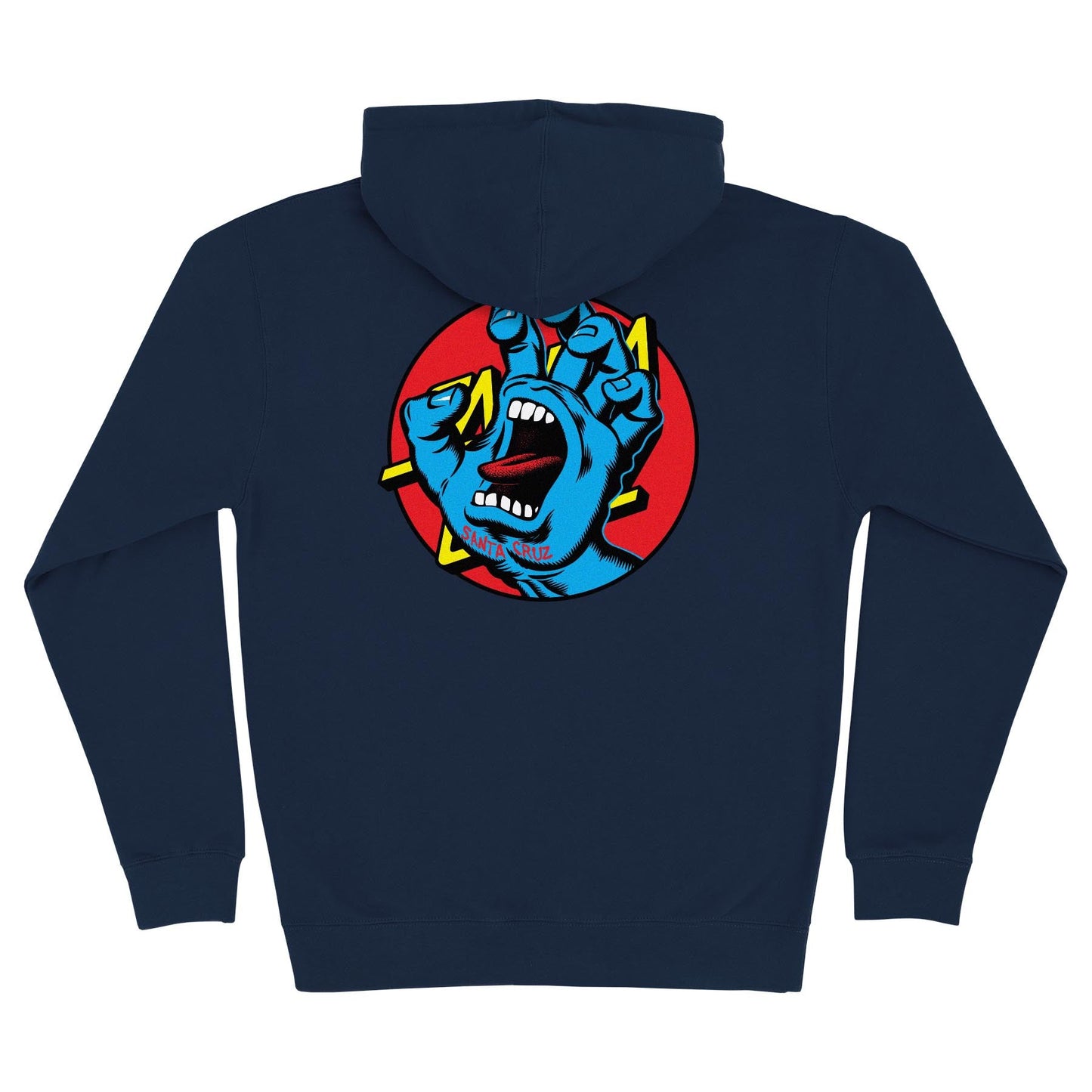 Santa Cruz Hand Dot Zip-Up Hooded Sweatshirt - Bow Shock Marketplace