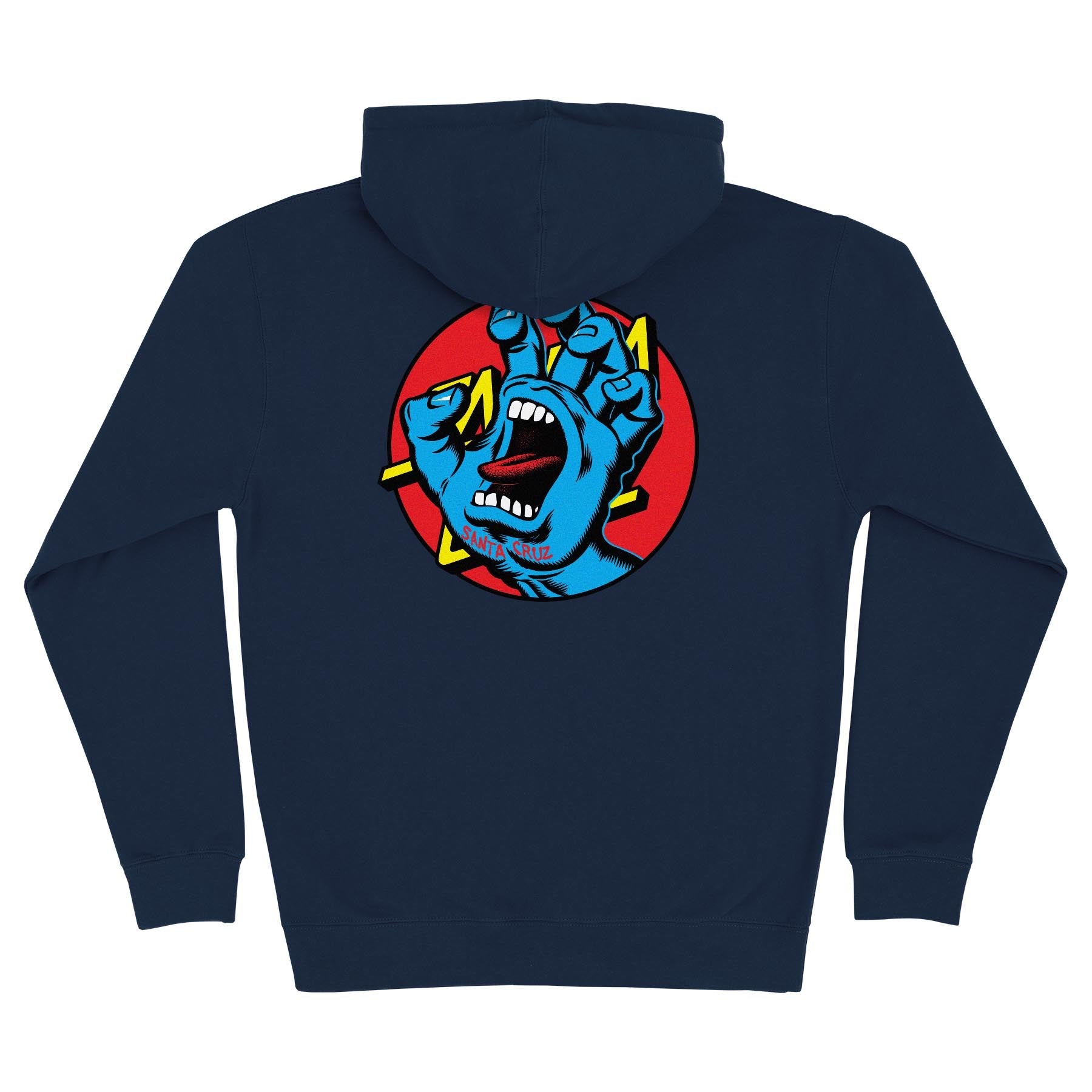 Santa Cruz Hand Dot Zip-Up Hooded Sweatshirt - Bow Shock Marketplace