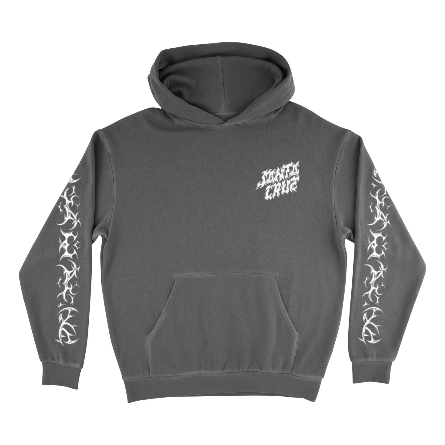 Santa Cruz Razor Dot Center Heavyweight Pigment Black Hooded Sweatshirt